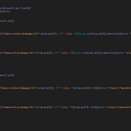 Un exemple de code php